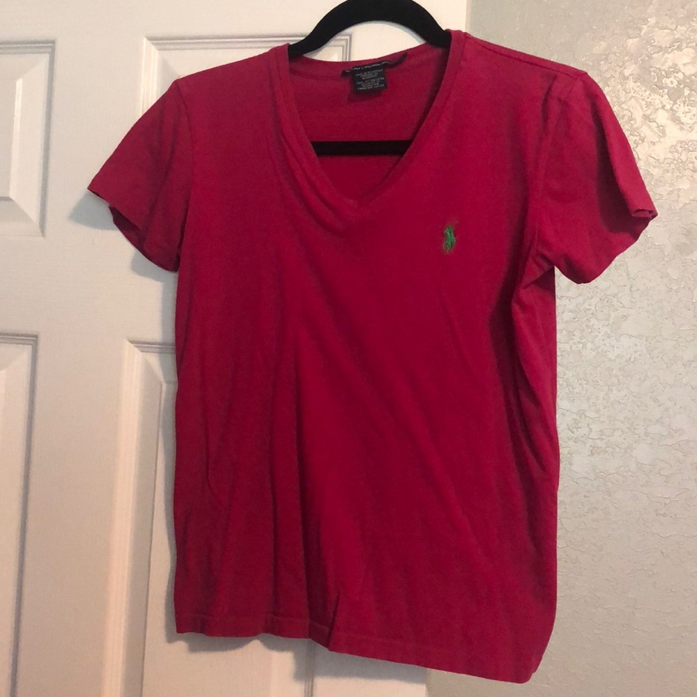 Magenta Ralph Lauren sport top